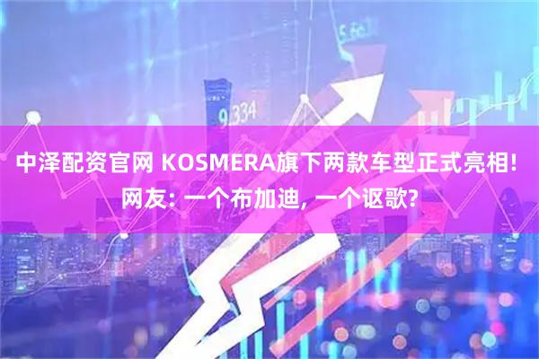 中泽配资官网 KOSMERA旗下两款车型正式亮相! 网友: 一个布加迪, 一个讴歌?